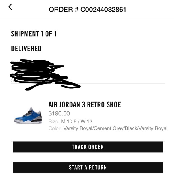 Jordan 3 Blue varsity cement - Picture 10 of 11